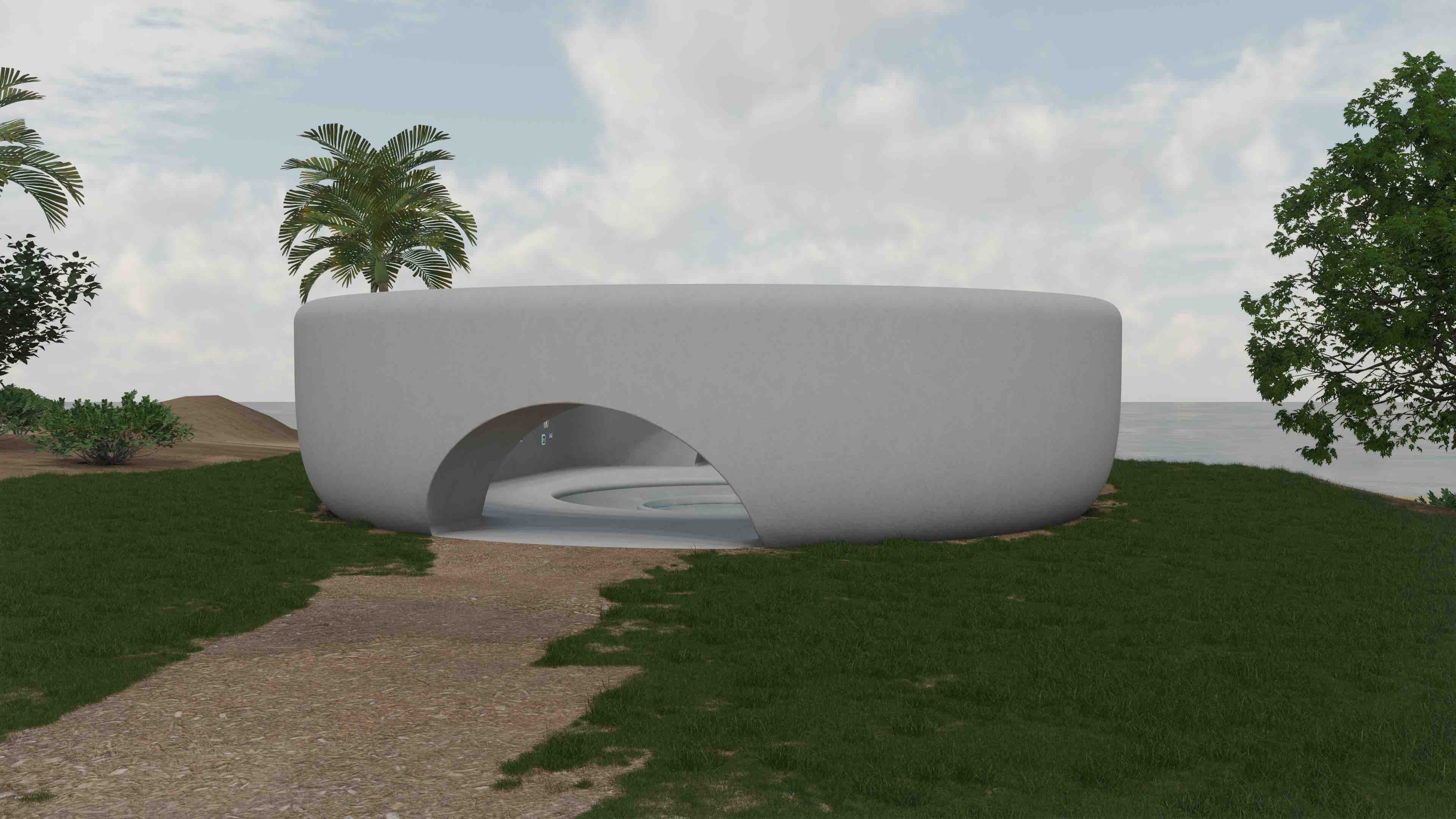 new gallery entrance